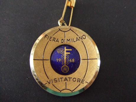 Milaan Italie internationale beurs visitor1968